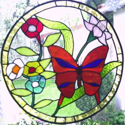 papillon fleurs